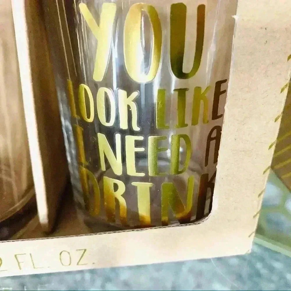 2 Wit & Whimsy Rocks Glasses (12oz) New in Box - Picture 5 of 6